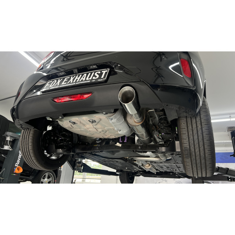 Opel Corsa F Silenziatore posteriore – 1x100 Tipo 25 (Cod. F-OP035001-293)