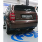 Audi A2 – 1,6l + 1,4l 42l serbatoio Silenziatore posteriore – 2x80 Tipo 16 (Cod. F-AU040003-130)