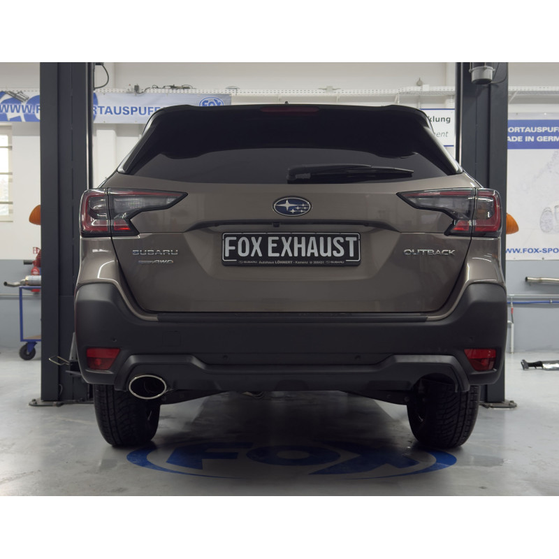 Subaru Outback – BT Silenziatore posteriore – tailpipe: 140x90 Tipo 44 (Cod. F-SU063001-751)