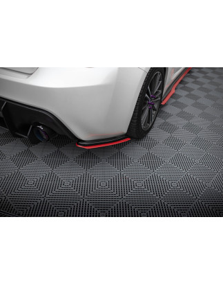 Splitters posteriori laterali V.2 Subaru BRZ Mk1 / Mk1 Facelift (Cod. M-SU-BRZ-1F-RSD1RRED+RSD1G)