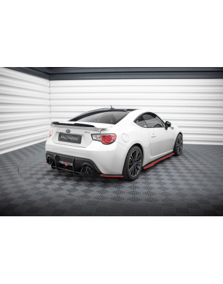 Splitters posteriori laterali V.2 Subaru BRZ Mk1 / Mk1 Facelift (Cod. M-SU-BRZ-1F-RSD1RRED+RSD1G)