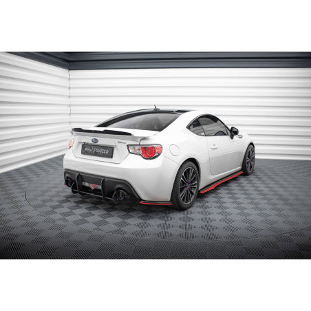 Splitters posteriori laterali V.2 Subaru BRZ Mk1 / Mk1 Facelift (Cod. M-SU-BRZ-1F-RSD1RRED+RSD1G)