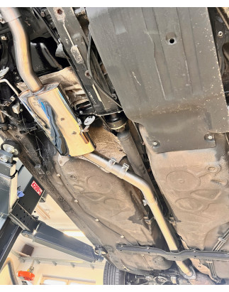 Audi 100 quattro Tipo C3/ Audi 200 Tipo 44Q Silenziatore anteriore (Cod. F-AU070060-VSD)