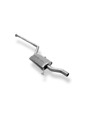 Audi 100 quattro Tipo C3/ Audi 200 Tipo 44Q Silenziatore anteriore (Cod. F-AU070060-VSD)