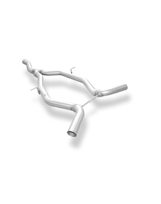 Mercedes E-Class A207 4-cilindri Facelift Silenziatore posteriore con uscita destra (Cod. F-MB043190