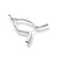Mercedes E-Class A207 4-cilindri Facelift Silenziatore posteriore con uscita destra (Cod. F-MB043190