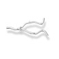 Mercedes E-Class A207 4-cilindri Facelift Silenziatore posteriore con uscita destra (Cod. F-MB043190