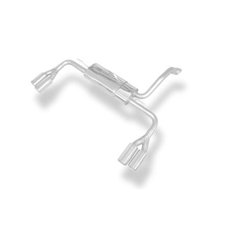 Toyota Auris Benzin Silenziatore posteriore destra e sinistra – 2x80 Tipo 13 (Cod. F-TO190005-070)