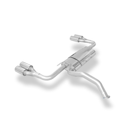 Toyota Auris Benzin Silenziatore posteriore destra e sinistra – 2x80 Tipo 13 (Cod. F-TO190005-070)