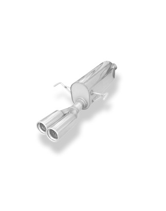 Opel Astra H Caravan Turbo Silenziatore posteriore Ø63,5mm – 2x76 tipo (Cod. F-OP042081-068)