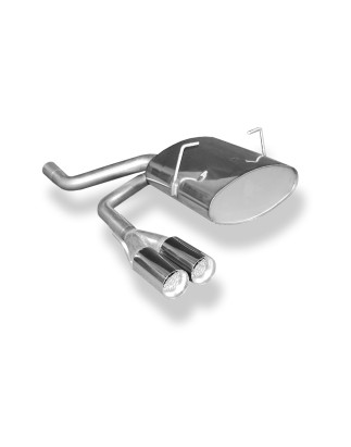 Mini One/ Cooper R50 Silenziatore uscita posteriore center – 2x70 tipo (Cod. F-MN020015-026)