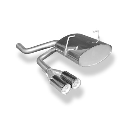 Mini One/ Cooper R50 Silenziatore uscita posteriore center – 2x70 tipo (Cod. F-MN020015-026)