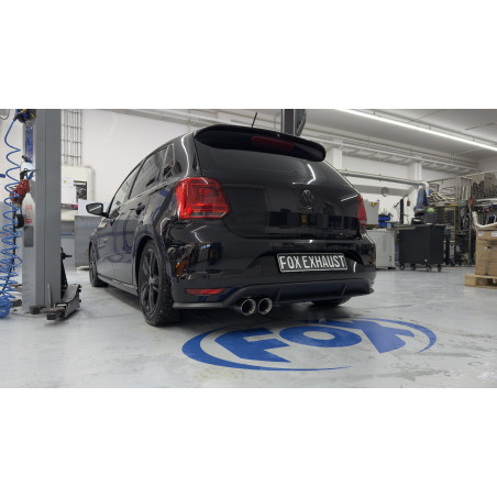 VW Polo 6R Silenziatore posteriore – 2x90 Tipo 25 adatto al paraurti originale VW Polo 6R GTI para