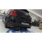 VW Polo 6R Silenziatore posteriore – 2x90 Tipo 25 adatto al paraurti originale VW Polo 6R GTI para
