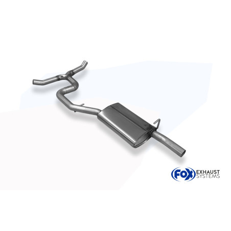 VW Passat 3C 4-Motion Silenziatore anteriore (Cod. F-VW024070-VSD)