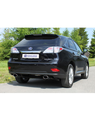 Lexus RX450H silenziatore posteriore tubo system destra/sinistra fitted on original (Cod. F-LE052003