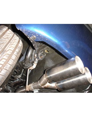 Hyundai Getz – 3/5 doors Silenziatore posteriore con uscite destra e sinistra (duplex)x (Cod. F-HY