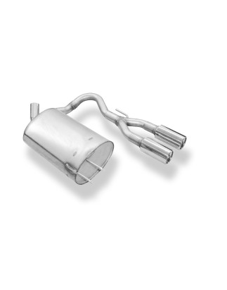 Renault Twingo C06 Silenziatore uscita posteriore center – 2x76 Tipo 13 (Cod. F-RE060021-068)