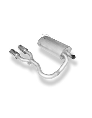 Renault Twingo C06 Silenziatore uscita posteriore center – 2x76 Tipo 13 (Cod. F-RE060021-068)