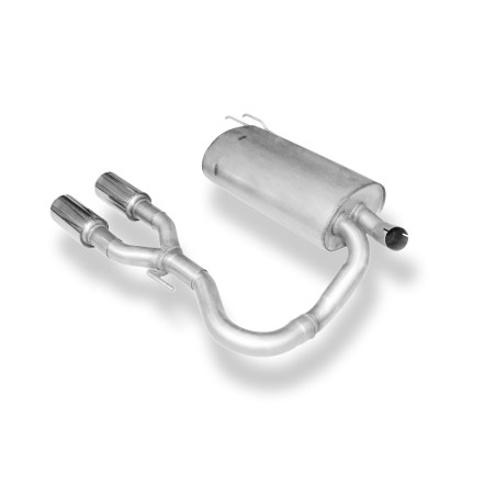 Renault Twingo C06 Silenziatore uscita posteriore center – 2x76 Tipo 13 (Cod. F-RE060021-068)