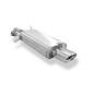 Volvo V40/S40 Silenziatore posteriore – 135x80 Tipo 53 (Cod. F-VO030002-593)