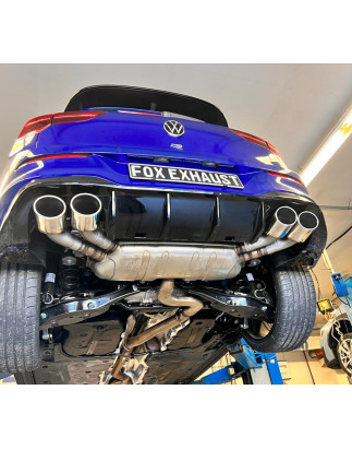 VW Golf VIII R terminali di scarico destra/sinistra – 2x115x85 Tipo 32 destro (Cod. F-VW057010-348