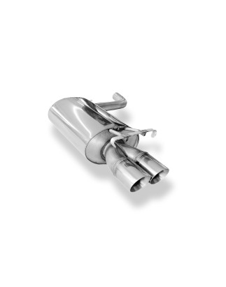 Mercedes 190 W201 Silenziatore posteriore – 2x76 Tipo 25 (Cod. F-MB010002-288)