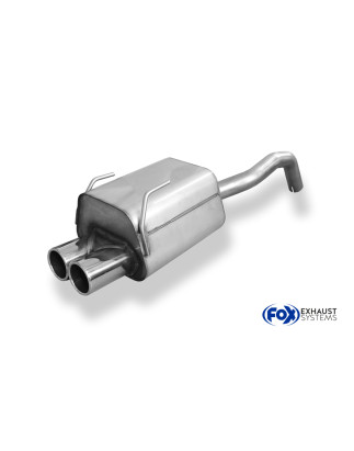 Fiat 500/ 500C Silenziatore posteriore – 2x76 Tipo 12 (Cod. F-FI150001-048)