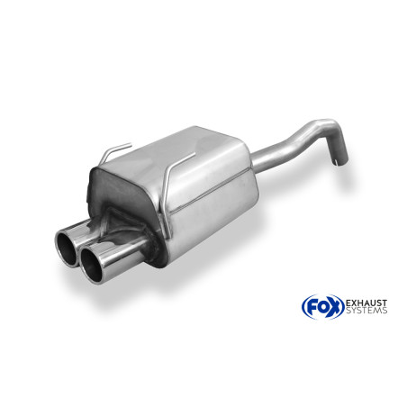 Fiat 500/ 500C Silenziatore posteriore – 2x76 Tipo 12 (Cod. F-FI150001-048)