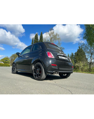 Fiat 500/ 500C Silenziatore posteriore – 2x80 Tipo 25 (Cod. F-FI150001-290)