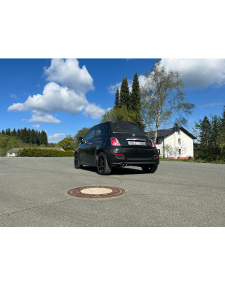 Fiat 500/ 500C Silenziatore posteriore – 2x80 Tipo 25 (Cod. F-FI150001-290)