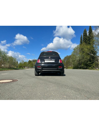 Fiat 500/ 500C Silenziatore posteriore – 2x80 Tipo 25 (Cod. F-FI150001-290)