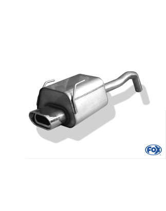 Fiat 500/ 500C Silenziatore posteriore – 135x80 Tipo 53 (Cod. F-FI150001-593)