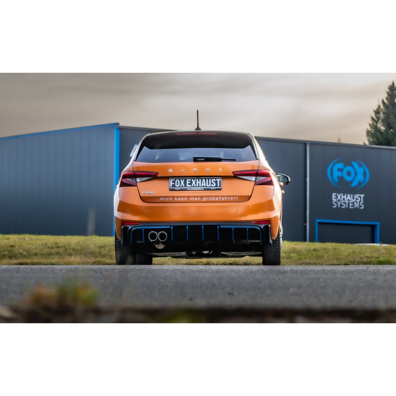 Seat Ibiza V – KJ Silenziatore posteriore senza – 2x90 Tipo 25 (Cod. F-SK053012-292)