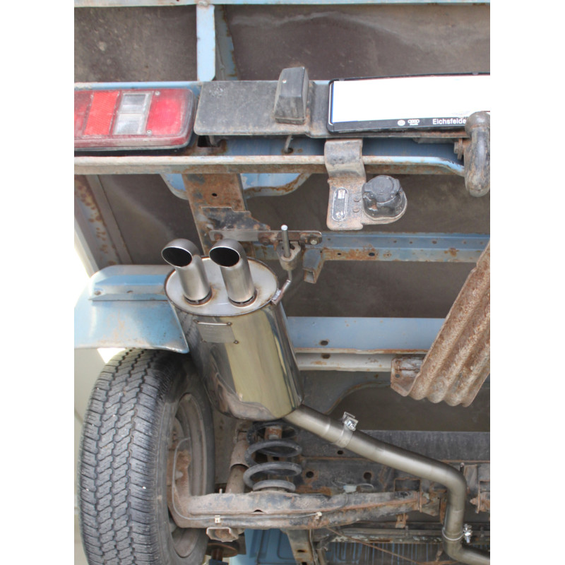 VW Pritsche T4 Silenziatore posteriore – 2x63 Tipo 26 (Cod. F-VW130112-704)
