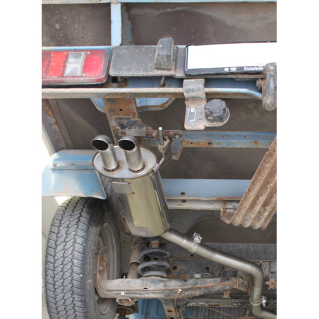 VW Pritsche T4 Silenziatore posteriore – 2x63 Tipo 26 (Cod. F-VW130112-704)