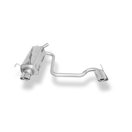 Opel Tigra B TwinTop Silenziatore posteriore con uscite destra e sinistra (duplex) – 115x85 (Cod. 