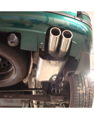 Citroen C8/ Peugeot 807 Silenziatore posteriore – 2x80 Tipo 16 (Cod. F-CI160001-130)