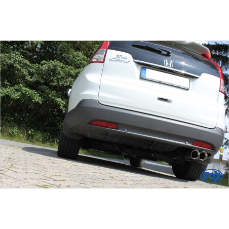 Honda CR-V IV Silenziatore posteriore – 2x90 Tipo 25 (Cod. F-HO103002-292)