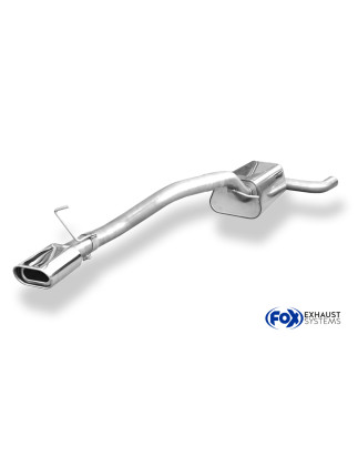 Ford Focus II hatchback Silenziatore posteriore Ø63,5mm – 135x80 tipo (Cod. F-FO031011-593)