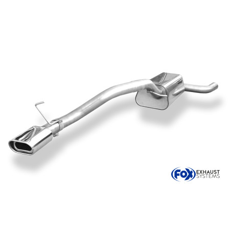 Ford Focus II hatchback Silenziatore posteriore Ø63,5mm – 135x80 tipo (Cod. F-FO031011-593)