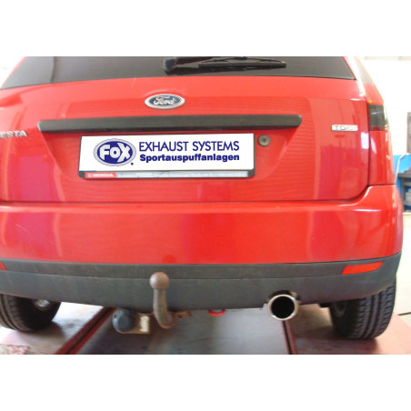 Ford Fiesta VI Silenziatore posteriore incl. connection pipe al the c (Cod. F-FO012021-131)
