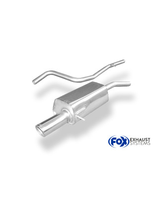 Ford Fiesta VI Silenziatore posteriore incl. connection pipe al the c (Cod. F-FO012021-131)