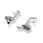 Jaguar XK8/ XKR Tipo QEV/ QDV mid silencer destra e sinistra Ø63,5 (Cod. F-JA060010-MSD)