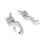 Jaguar XK8/ XKR Tipo QEV/ QDV mid silencer destra e sinistra Ø63,5 (Cod. F-JA060010-MSD)