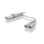 Opel Tigra A Silenziatore posteriore con uscite destra e sinistra (duplex)x90 Tipo 13 r (Cod. F-OP07