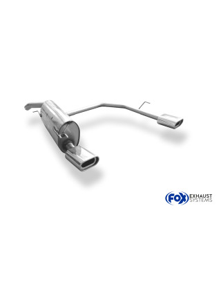 Fiat Bravo 198 Silenziatore posteriore con uscite destra e sinistra (duplex) – 135x80 tipo (Cod. F