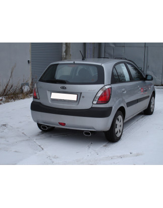 Kia Rio II Silenziatore posteriore con uscite destra e sinistra (duplex) – 135x80 Tipo 53 r (Cod. 