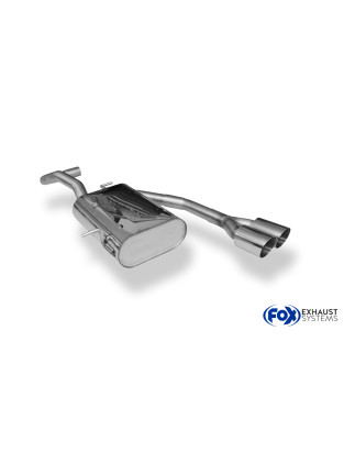 VW Lupo 6X Silenziatore uscita posteriore center – 2x80 Tipo 14 (Cod. F-VW090021-090)