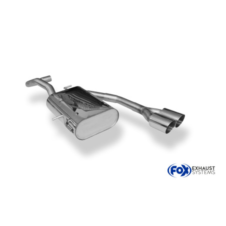VW Lupo 6X Silenziatore uscita posteriore center – 2x80 Tipo 14 (Cod. F-VW090021-090)